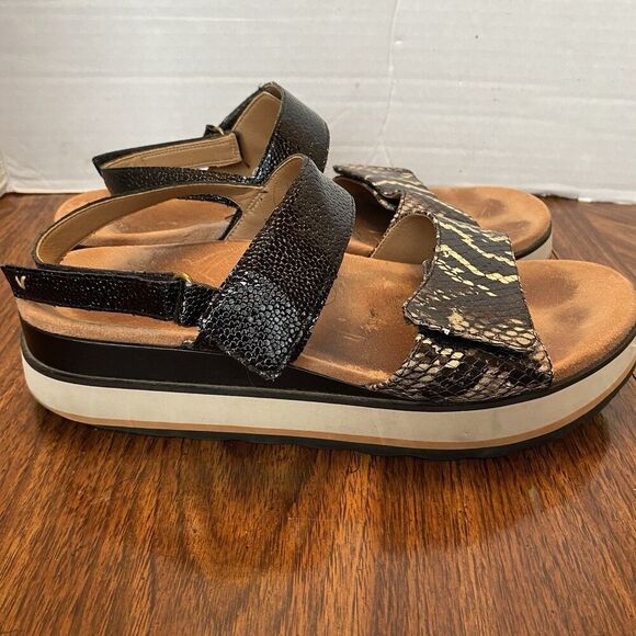 Vionic Women's Brielle Backstrap Platform Sandals Supportive Size 9 Shoes - Picture 3 of 7